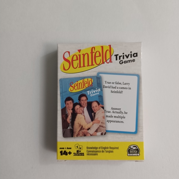 Seinfeld NEW Trivia Game 53 Cards -Spin Master Games -Mini Travel Game - Picture 8 of 8